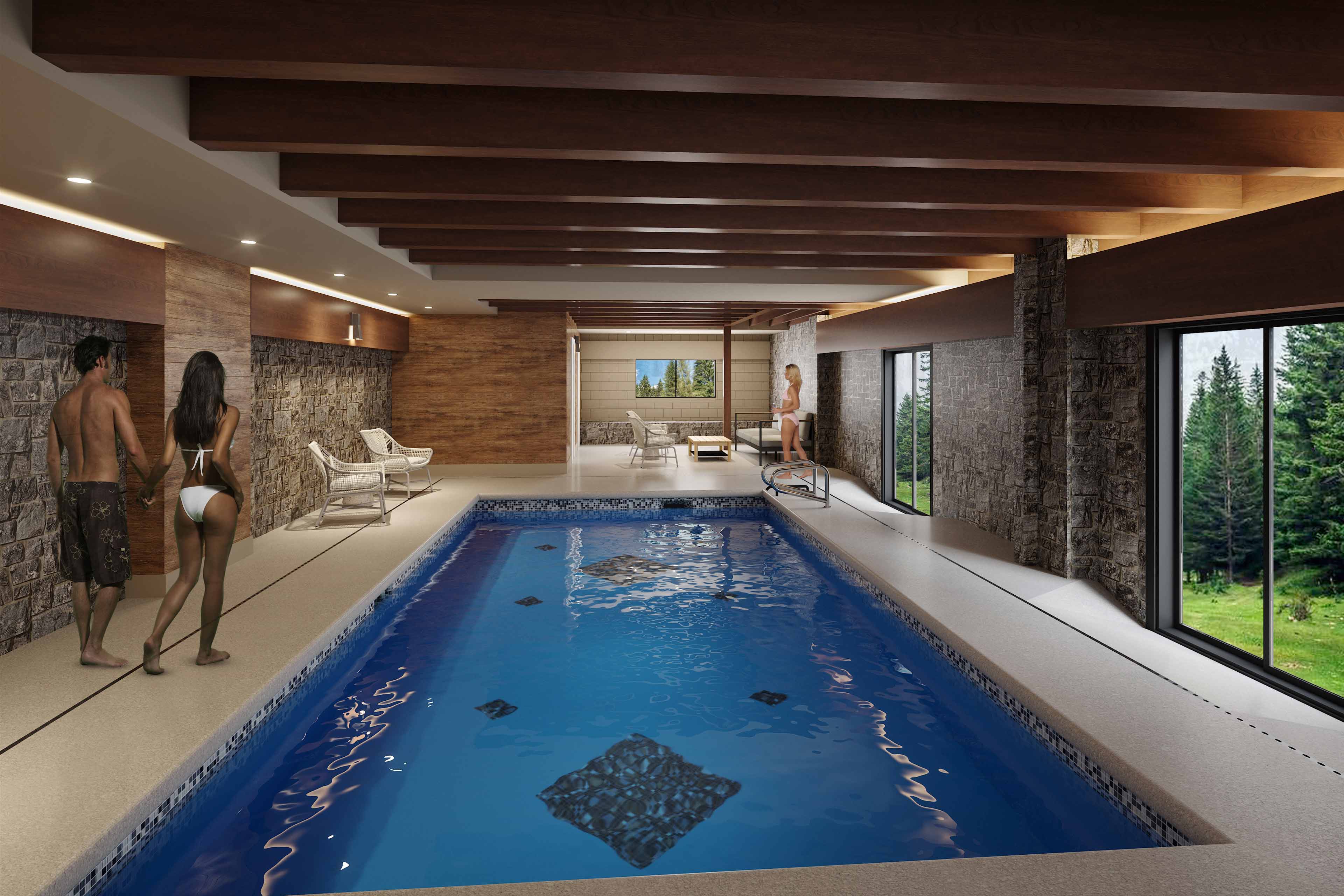 3d rendering of Pool